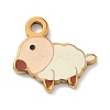 304 Stainless Steel Enamel Pendants LS-STAS-G374-01G-01-1