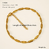 304 Stainless Steel Column Link Chain Anklets FS-WG7E8C4-09-1
