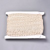 Cotton Lace Ribbon Edge Trimmings OCOR-WH0032-68-2