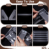 5-Tier PA Plastic Display Riser Stands for Mini Card DJEW-WH0028-002B-4