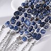 Natural Sodalite Beaded Bracelets for Women G-P563-07P-12-3