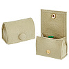 Bag Shaped Velveteen Ring Storage Boxes with Snap Button TP-WH0015-13B-1