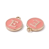(Defective Closeout Sale Border damaged) Golden Plated Alloy Enamel Charms LS-ENAM-XCP0001-20E-3