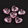 Transparent Acrylic Beads PL318Y-3-2