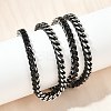 5MM 304 Stainless Steel Wheat Chain Necklaces for Women Men NJEW-Z093-04EB-3