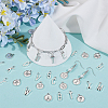 4Bags 2 Styles Tibetan Style Zinc Alloy 26 Letters Pendants FIND-SC0017-57AS-3