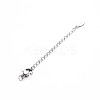 Tarnish Resistant 304 Stainless Steel Chain Extender X-STAS-N088-41P-3