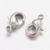 Brass Lobster Claw Clasps KK-901-N-NF-2
