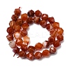 Natural Red Banded Agate Beads Strands G-Z119-A05-03-4