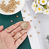 150Pcs Brass Crimp Beads KK-ME0003-52A-3