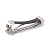 Hair Accessories Carbon Steel Hair Barrettes Finding X-PHAR-C009-01P-02-3