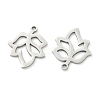 Hollow 201 Stainless Steel Pendants STAS-F337-10D-P-2