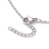 Tarnish Resistant 3Pcs 3 Styles 304 Stainless Steel Cable Chain Necklace Makings NJEW-JN04932-02-4