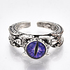 Alloy Cuff Finger Rings RJEW-T006-35B-2