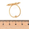 304 Stainless Steel Open Cuff Rings for Women RJEW-K293-01G-3