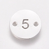 Tarnish Resistant Numbers 304 Stainless Steel Links STAS-M274-035P-5-2