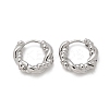 Brass Hoop Earrings EJEW-Q015-03P-02-2