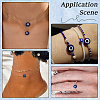 3 Strands 3 Styles Round Handmade Evil Eye Lampwork Beads Strands LAMP-PA0001-48-5