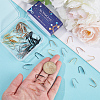 80Pcs 4 Colors 316 Surgical Stainless Steel Earring Hooks STAS-SC0009-23-3