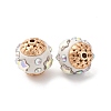 Handmade Resin Indonesia Round Beads IPDL-P005-22KCG-02-2