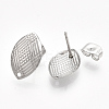 Non-Tarnish 304 Stainless Steel Stud Earring Findings LS-STAS-S079-70B-1
