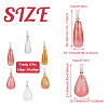 12Pcs 6 Style Natural & Synthetic Gemstone Pendants G-FW0001-23-3