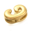 Ion Plating(IP) 304 Stainless Steel Slide Charms STAS-B075-37G-G-2