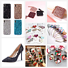 Sparkle PU Leather Fabric AJEW-GF0001-53B-6