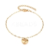 304 Stainless Steel Charm Bracelets BJEW-H210-01G-4