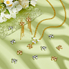 12Pcs 2 Colors 304 Stainless Steel Charms STAS-UN0063-36-2