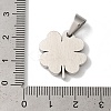 Non-Tarnish 304 Stainless Steel Pendants STAS-Z075-07P-3