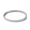3Pcs 3 Color 304 Stainless Steel Grooved Bangles Set BJEW-F464-02-3
