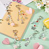 Heart Star Butterfly Acrylic Pendant Decoration HJEW-PH01943-5