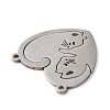 Non-Tarnish 304 Stainless Steel Split Pendants LS-STAS-H212-16P-2