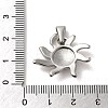 Non-Tarnish 304 Stainless Steel Pendants STAS-B053-26P-3