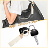 2 Bags 2 Colors PU Leather Keychains KEYC-CL0001-27A-5