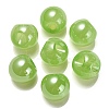 Opaque Acrylic Beads OACR-G012-03G-1