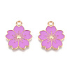 Alloy Enamel Pendants X-ENAM-S121-115H-3