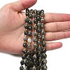Natural Green Wood Lace Stone Wooden Jasper Beads Strands G-F809-A30-01-6