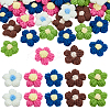 50Pcs 5 Colors Handmade Cotton Knitting Ornament Accessories DIY-ME0001-44A-1