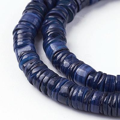 Shell Beads Strands SSHEL-E571-49F-1