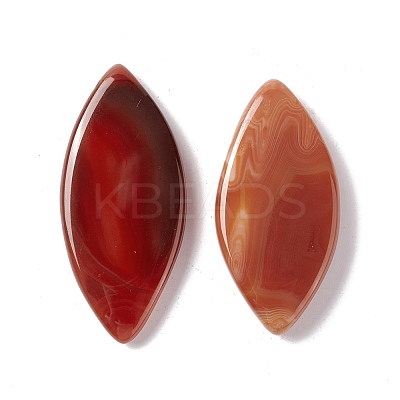 Natural Red Agate Pendants G-B030-10A-1