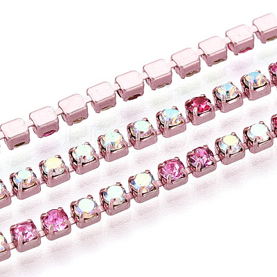 Iron Rhinestone Cup Chains CH-T007-02A-07-1