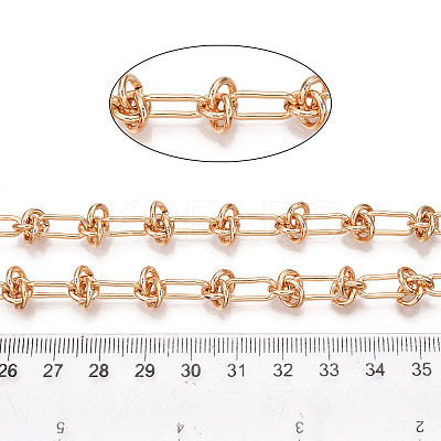 Iron Oval with knot Link Chains CH-N004-14KCG-1