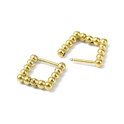 Ion Plating(IP) Real 18K Gold Plated 316 Stainless Steel Hoop Earrings EJEW-L267-005G-05-1