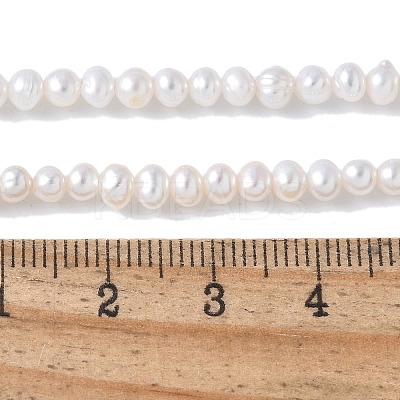 Natural Cultured Freshwater Pearl Beads Strands PEAR-I007-07N-03A-1