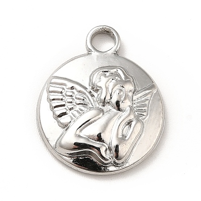 Non-Tarnish 304 Stainless Steel Pendants LS-STAS-P312-08P-1