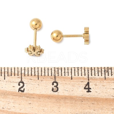 304 Stainless Steel Stud Earrings for Women EJEW-E603-04B-G-1