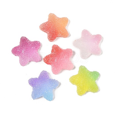 Imitation Candy Food Style Resin Cabochons RESI-R461-02H-1