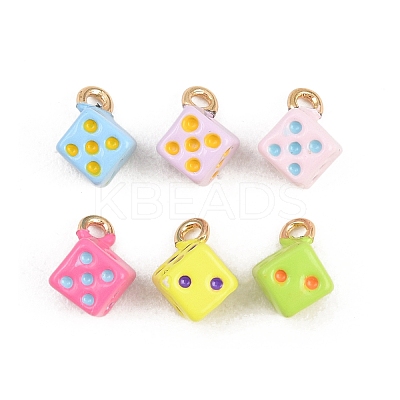 Alloy Enamel Pendants ENAM-D320-01C-1